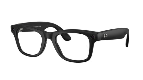 Ray-Ban-Meta-Wayfarer-Matte-Black-Clear