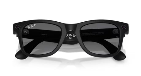 Ray-Ban-Meta-Wayfarer-Matte-Black-Graphite-Gradient-Polarized-Voorkant