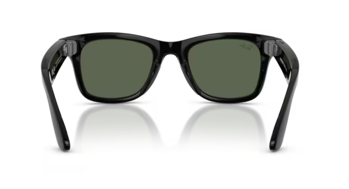 Ray-Ban-Meta-Wayfarer-Shiny-Black-G15-Green-Achterzijde