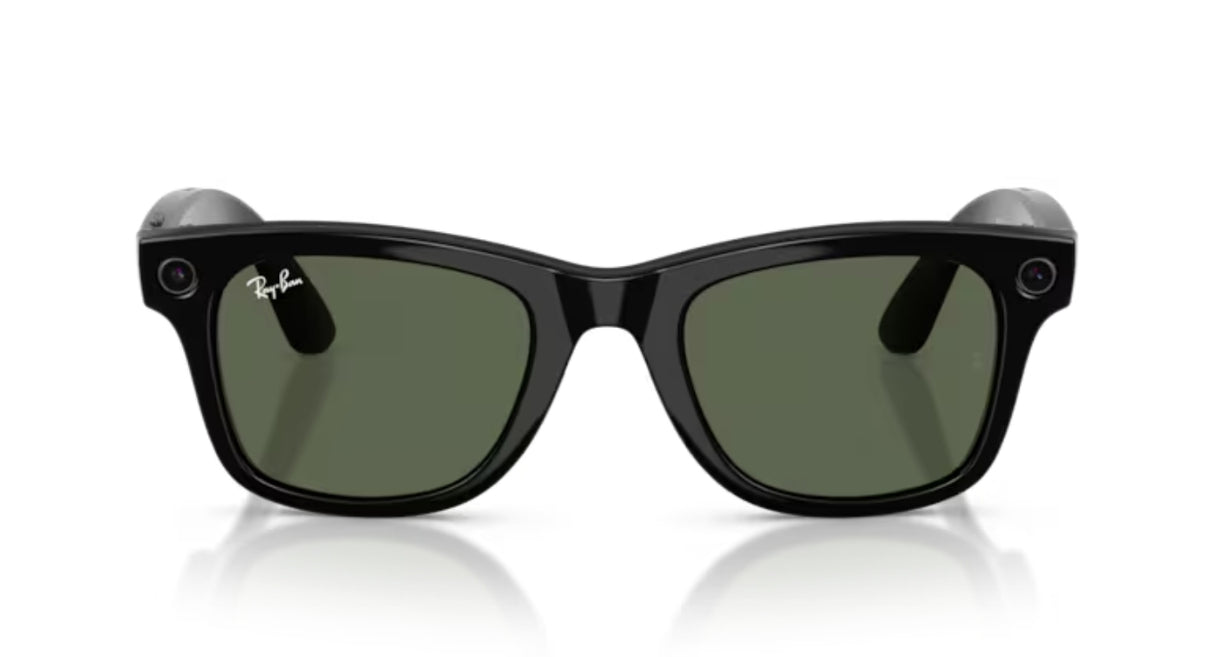 Ray-Ban-Meta-Wayfarer-Shiny-Black-G15-Green