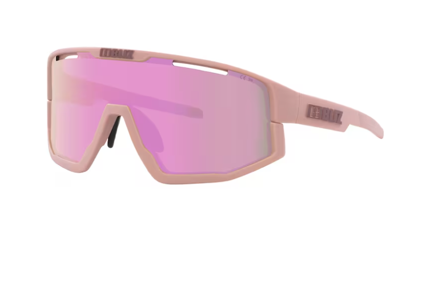 Bliz Fusion Sportbril Matte Pink/ Brown & Pink Mirror