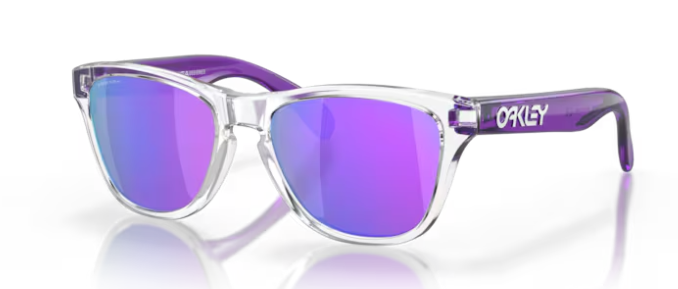 Oakley Frogskins XXS Polished Clear/ Prizm Violet