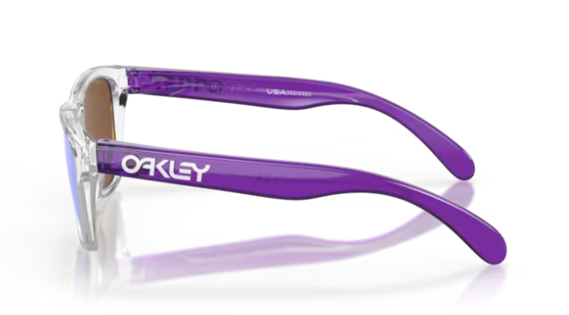 Oakley Frogskins XXS Polished Clear/ Prizm Violet