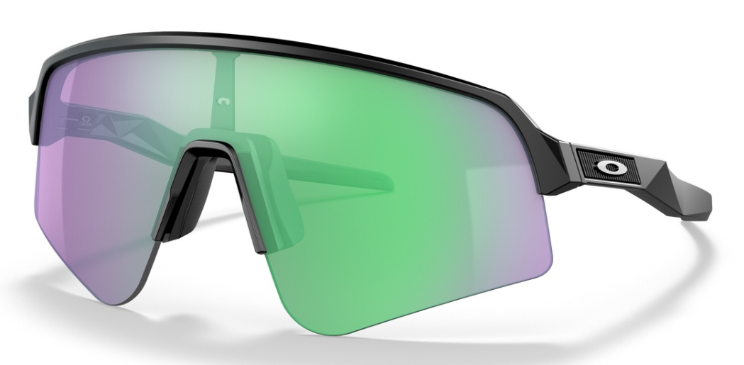 Oakley Custom Sutro Lite Sweep Mattschwarz/Prizm Road Jade