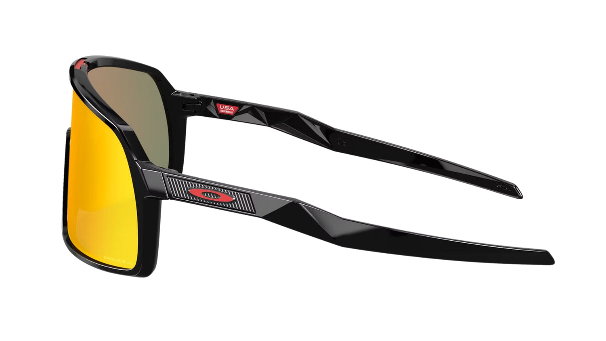 Oakley Sutro S (Extra Small) Poliertes Schwarz/Prizm Ruby