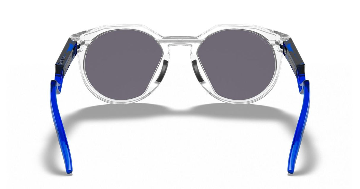Oakley Custom HSTN L Polished Clear Crystal Blue/ Prizm Grey 03
