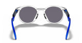 Oakley Custom HSTN L Polished Clear Crystal Blue/ Prizm Grey 03