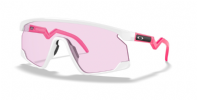 Oakley Custom BXTR Matte White - Neon Pink/ Prizm Low Light